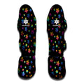 Rainbow Stars Pattern Print Muay Thai Shin Guards