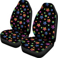 Rainbow Stars Pattern Print Universal Fit Car Seat Covers