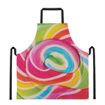 Rainbow Swirl Candy Print Apron
