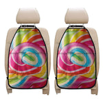 Rainbow Swirl Candy Print Car Seat Organizers