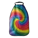 Rainbow Swirl Print Car Seat Organizers