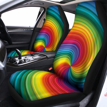 Rainbow Swirl Print Universal Fit Car Seat Covers