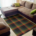 Rainbow Tartan Pattern Print Area Rug