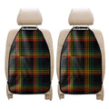 Rainbow Tartan Pattern Print Car Seat Organizers