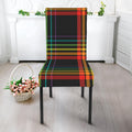Rainbow Tartan Pattern Print Dining Chair Slipcover
