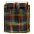 Rainbow Tartan Pattern Print Duvet Cover Bedding Set