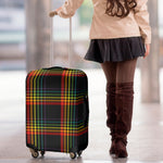 Rainbow Tartan Pattern Print Luggage Cover