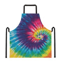 Rainbow Tie Dye Print Apron