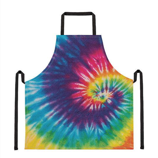 Rainbow Tie Dye Print Apron