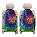 Rainbow Tie Dye Print Car Seat Organizers