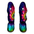 Rainbow Tie Dye Print Muay Thai Shin Guards