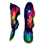 Rainbow Tie Dye Print Muay Thai Shin Guard