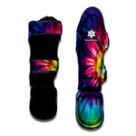 Rainbow Tie Dye Print Muay Thai Shin Guard
