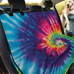 Rainbow Tie Dye Print Pet Car Back Seat Cover