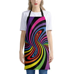 Rainbow Torus Psychedelic Print Apron
