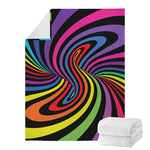 Rainbow Torus Psychedelic Print Blanket