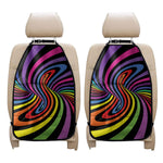 Rainbow Torus Psychedelic Print Car Seat Organizers