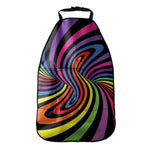 Rainbow Torus Psychedelic Print Car Seat Organizers