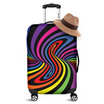 Rainbow Torus Psychedelic Print Luggage Cover