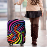 Rainbow Torus Psychedelic Print Luggage Cover