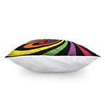 Rainbow Torus Psychedelic Print Pillow Cover