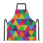 Rainbow Triangles Pattern Print Apron