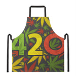 Rasta 420 Print Apron