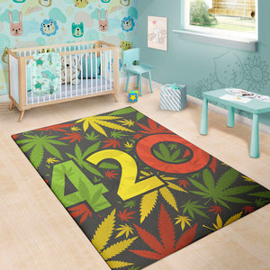 Rasta 420 Print Area Rug