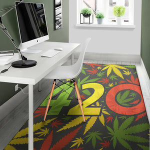 Rasta 420 Print Area Rug