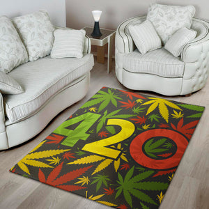 Rasta 420 Print Area Rug