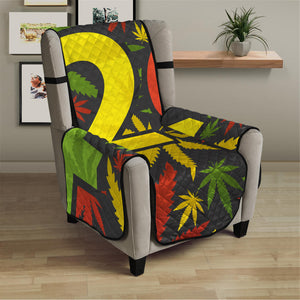 Rasta 420 Print Armchair Protector