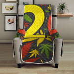 Rasta 420 Print Armchair Protector