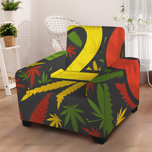 Rasta 420 Print Armchair Slipcover