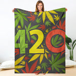 Rasta 420 Print Blanket