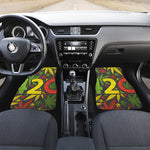 Rasta 420 Print Front Car Floor Mats