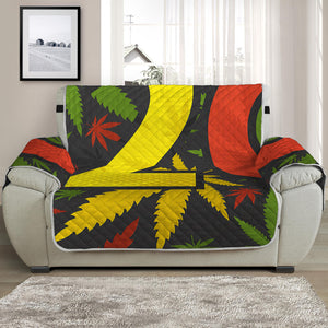 Rasta 420 Print Half Sofa Protector