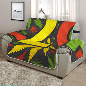 Rasta 420 Print Half Sofa Protector