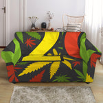 Rasta 420 Print Loveseat Slipcover