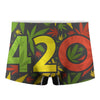 Rasta 420 Print Men's Boxer Briefs