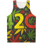 Rasta 420 Print Men's Tank Top