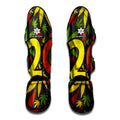 Rasta 420 Print Muay Thai Shin Guards