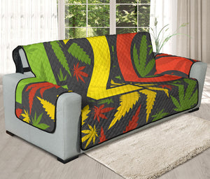 Rasta 420 Print Oversized Sofa Protector