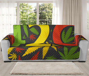 Rasta 420 Print Oversized Sofa Protector