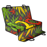 Rasta 420 Print Pet Car Back Seat Cover