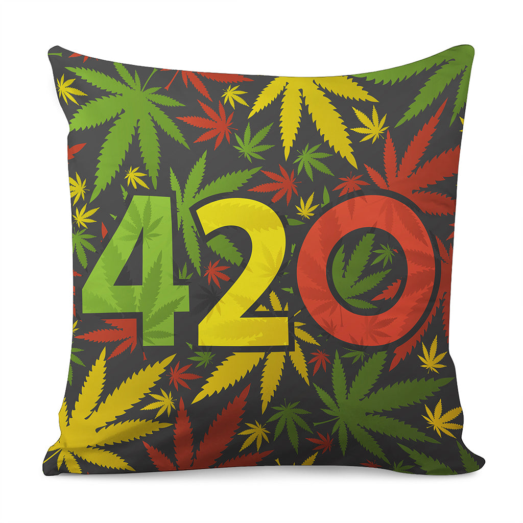 Rasta 420 Print Pillow Cover