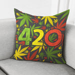 Rasta 420 Print Pillow Cover