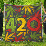 Rasta 420 Print Quilt