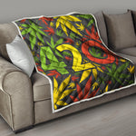 Rasta 420 Print Quilt