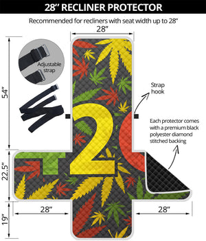 Rasta 420 Print Recliner Protector