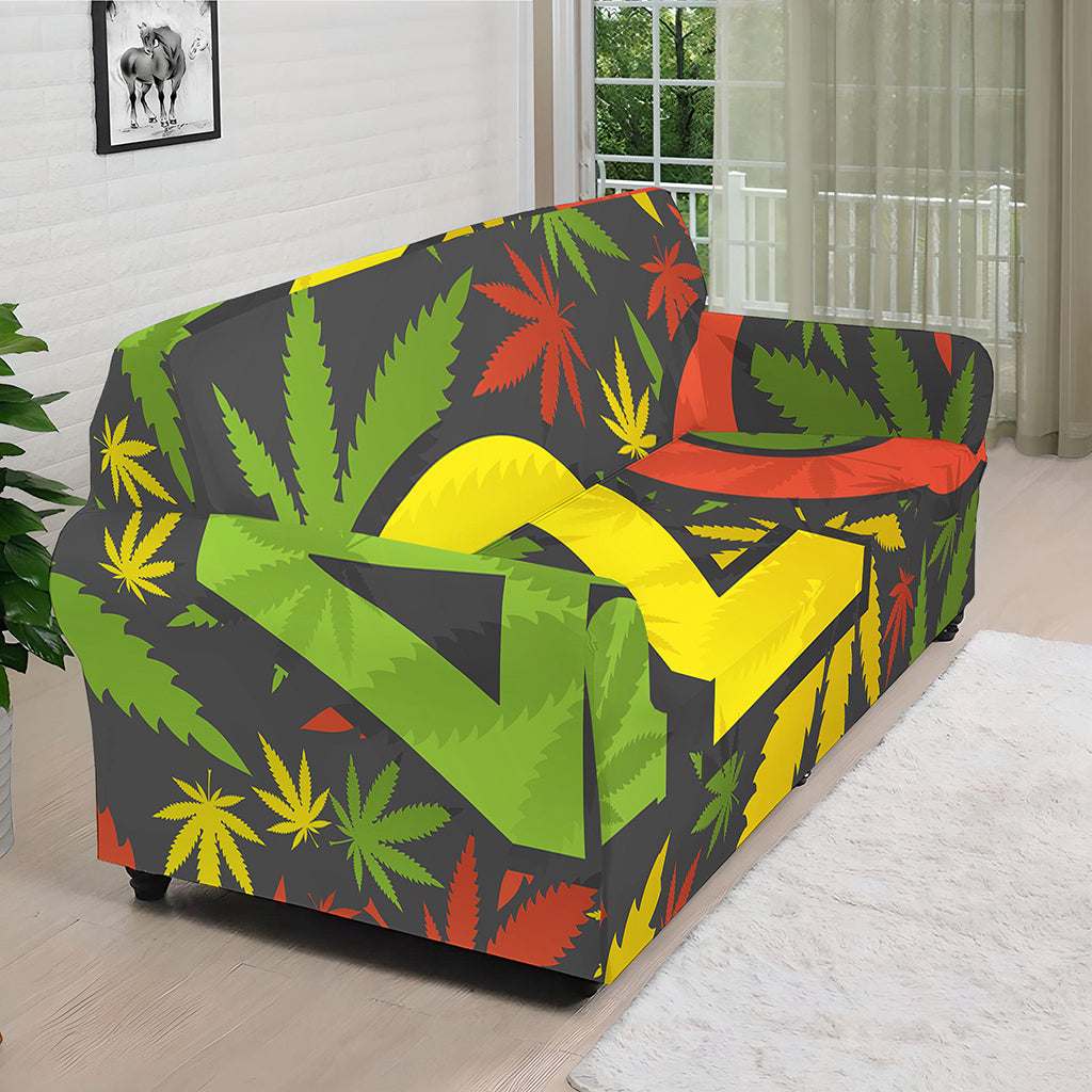 Rasta 420 Print Sofa Cover